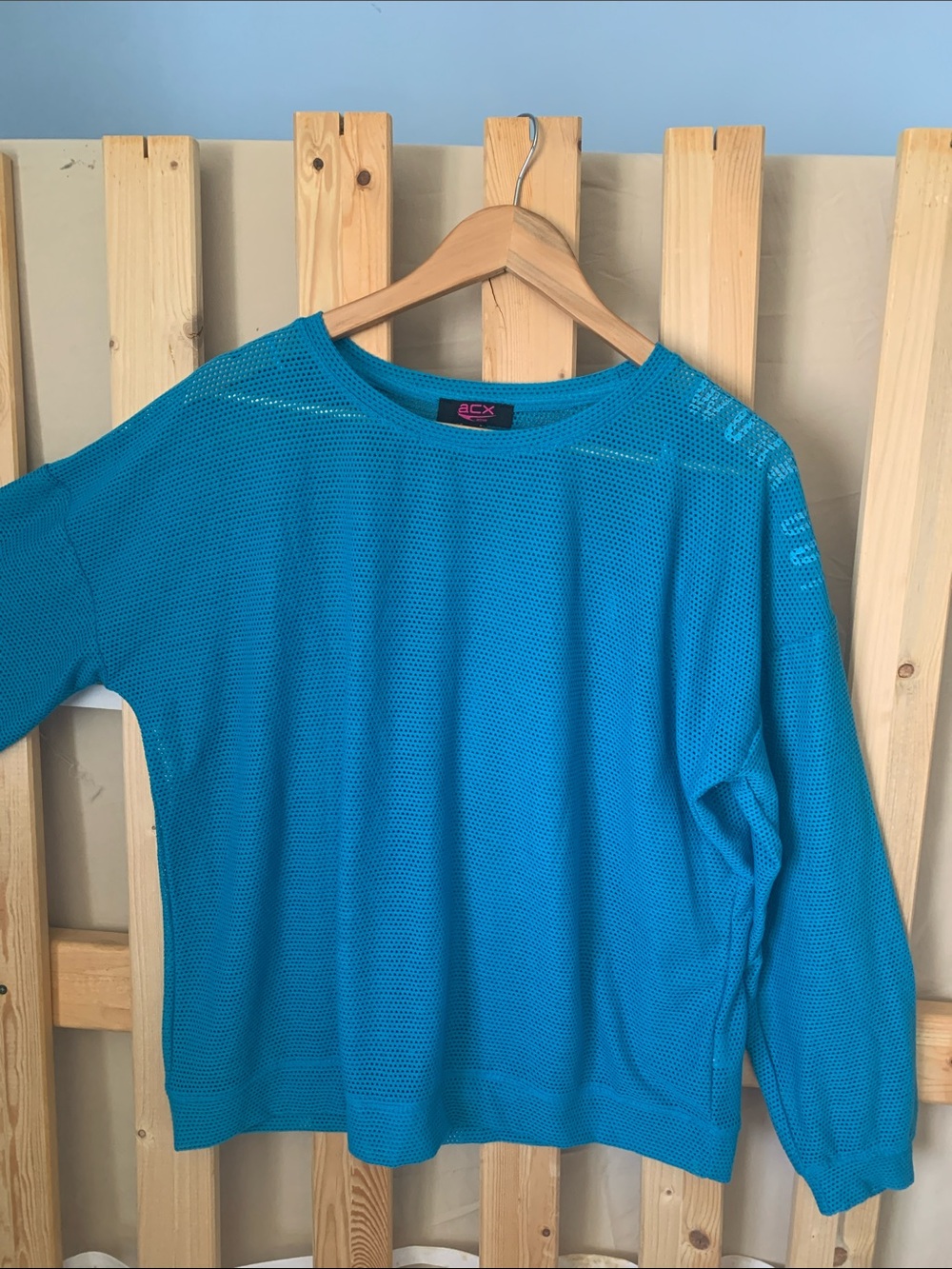 🚨 3 for $25 SALE 🚨 
Active USA ACX Teal Mesh Athletic Long sleeve SOFT